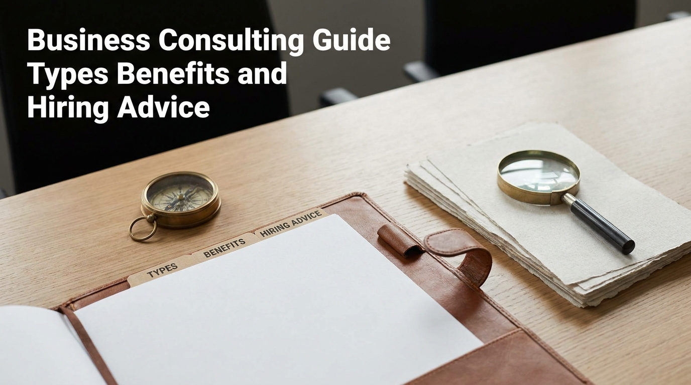 Business Consulting Guide Types Benefits and Hiring Advice