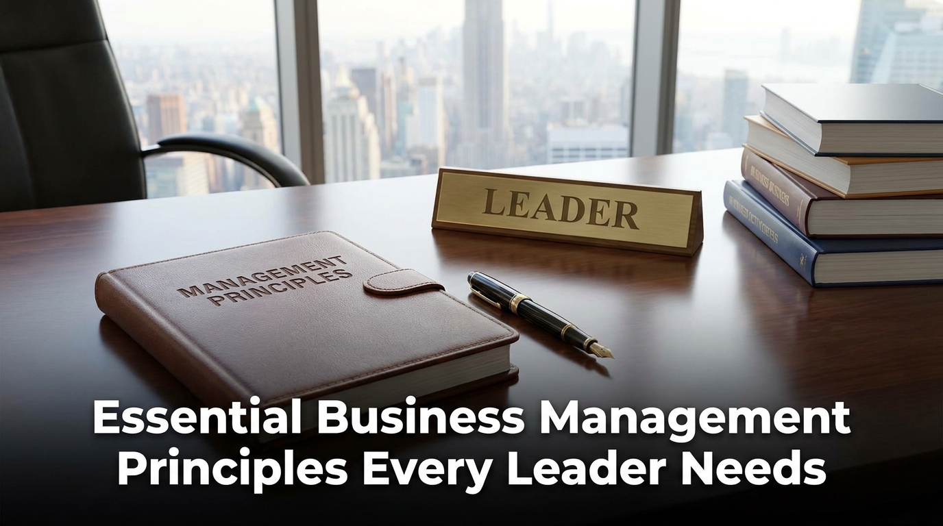 Essential Business Management Principles Every Leader Needs
