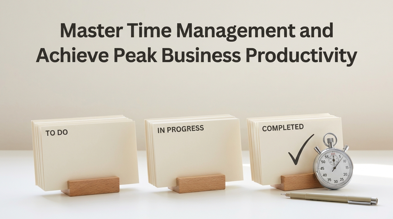 Master Time Management and Achieve Peak Business Productivity