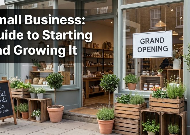 Small Business: Guide to Starting and Growing It