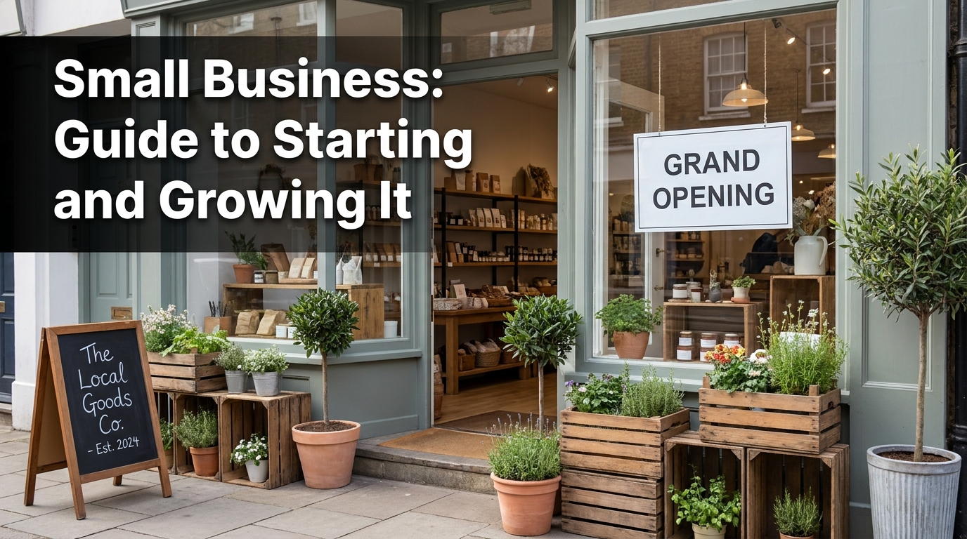 Small Business: Guide to Starting and Growing It