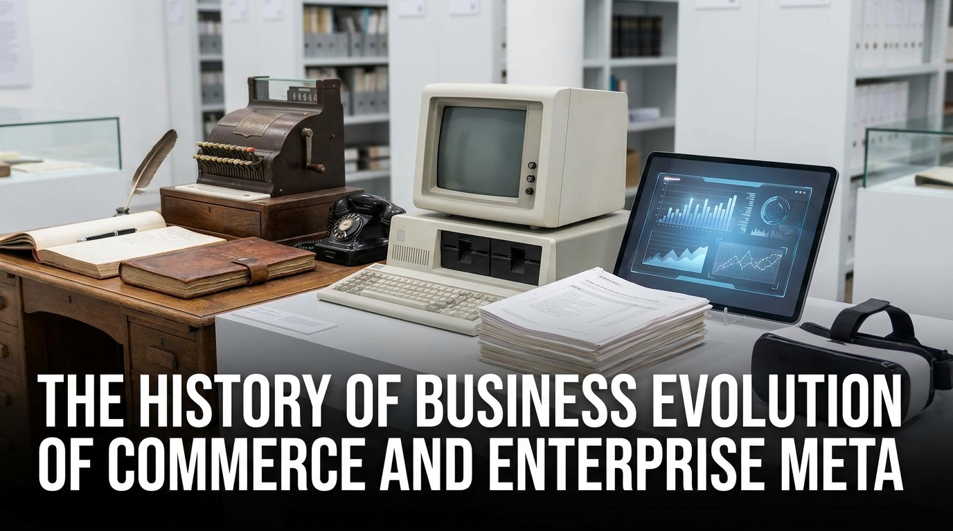 The History of Business Evolution of Commerce and Enterprise Meta